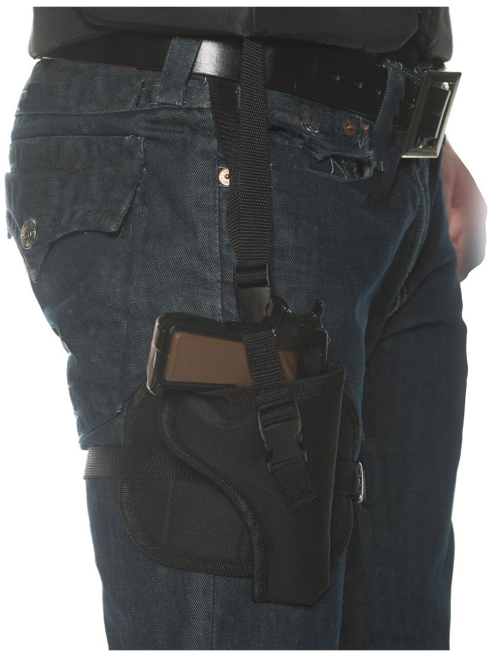 Adults SWAT Leg Holster Thigh Strap Police Costume Accessory
